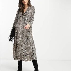 NWT Mango Animal Print Dress-XS